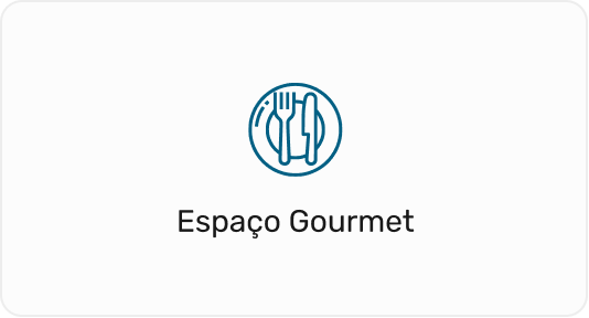 Espaço gourmet do Gran Hall Live