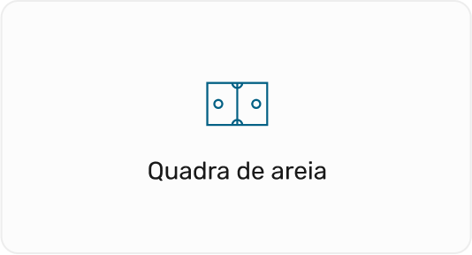 Quadra de areia do Gran Hall Live