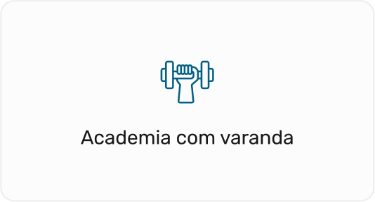 Academia com varanda do Gran Hall Live